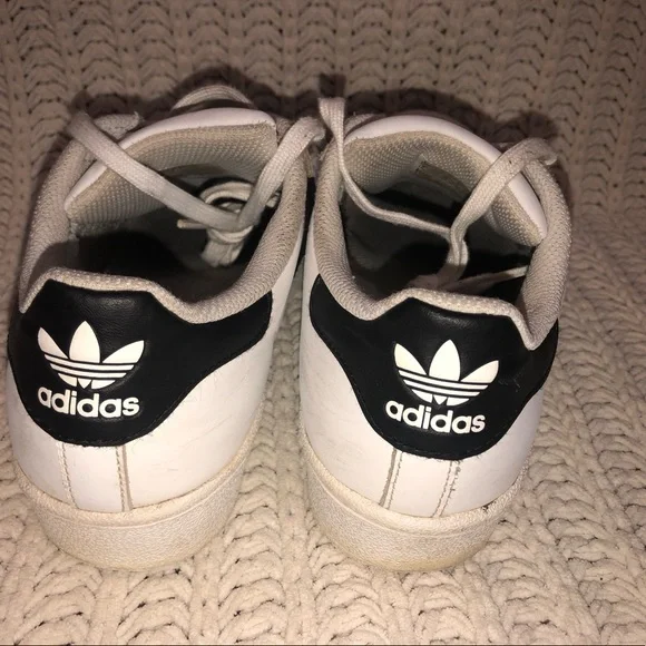 Adidas All Stars White Sneakers W7/M5.5 - Picture 3 of 8